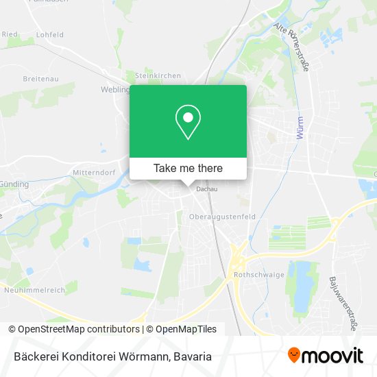 Bäckerei Konditorei Wörmann map