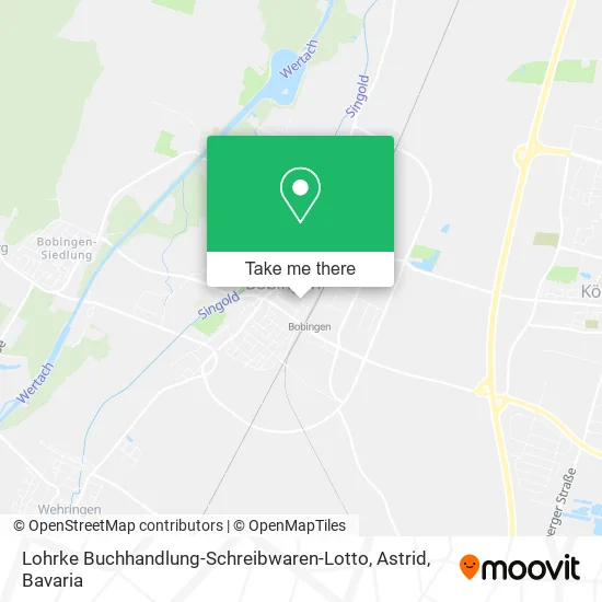 Карта Lohrke Buchhandlung-Schreibwaren-Lotto, Astrid
