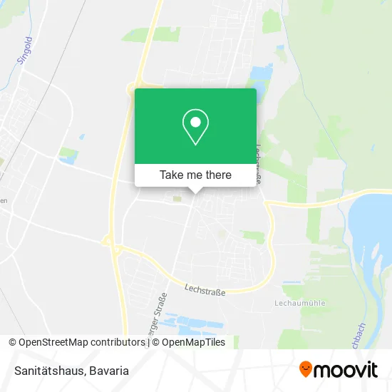 Карта Sanitätshaus