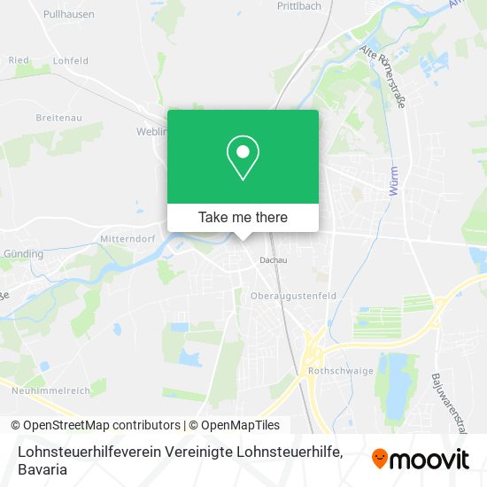 Lohnsteuerhilfeverein Vereinigte Lohnsteuerhilfe map