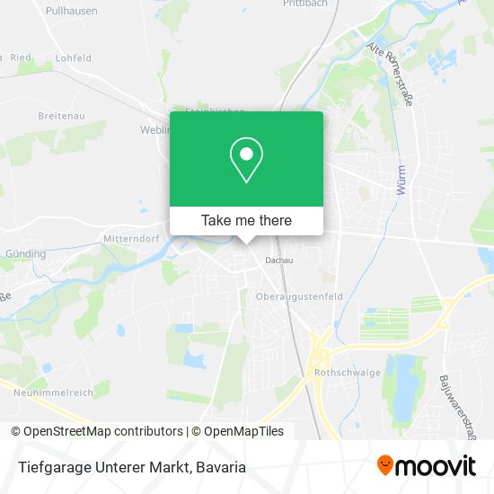 Tiefgarage Unterer Markt map