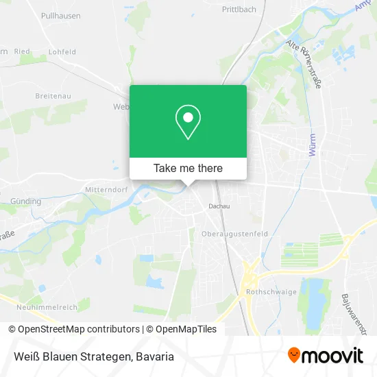 Карта Weiß Blauen Strategen