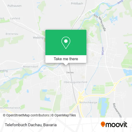 Карта Telefonbuch Dachau