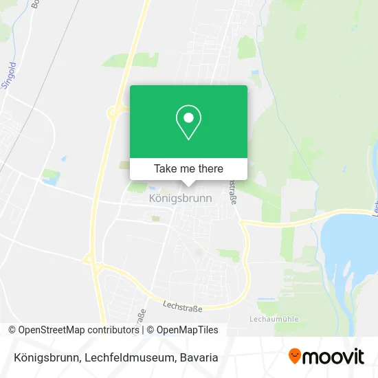 Карта Königsbrunn, Lechfeldmuseum