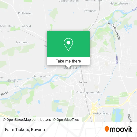 Карта Faire Tickets