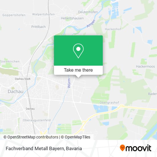 Fachverband Metall Bayern map