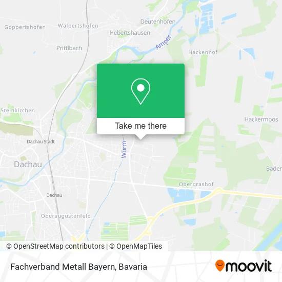 Карта Fachverband Metall Bayern