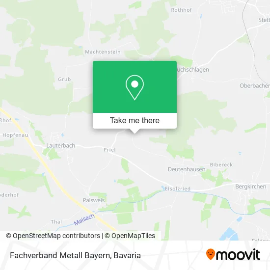 Карта Fachverband Metall Bayern