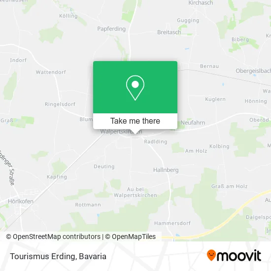 Карта Tourismus Erding