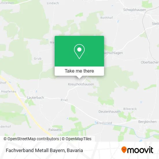 Карта Fachverband Metall Bayern
