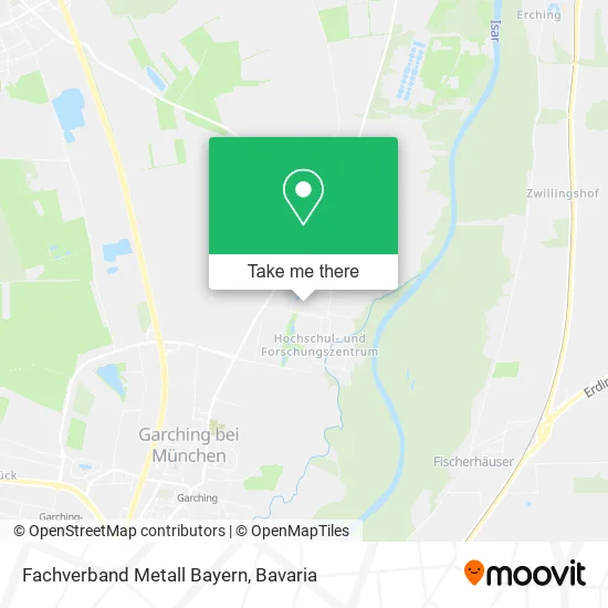 Карта Fachverband Metall Bayern