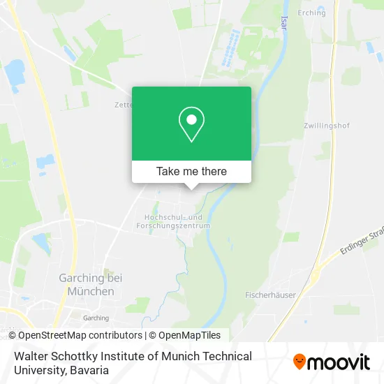 Карта Walter Schottky Institute of Munich Technical University