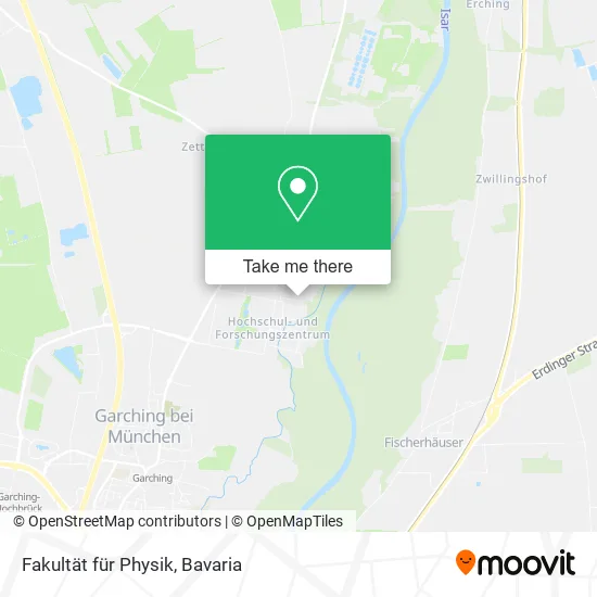 Карта Fakultät für Physik