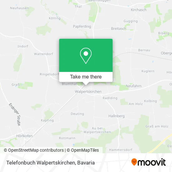 Карта Telefonbuch Walpertskirchen