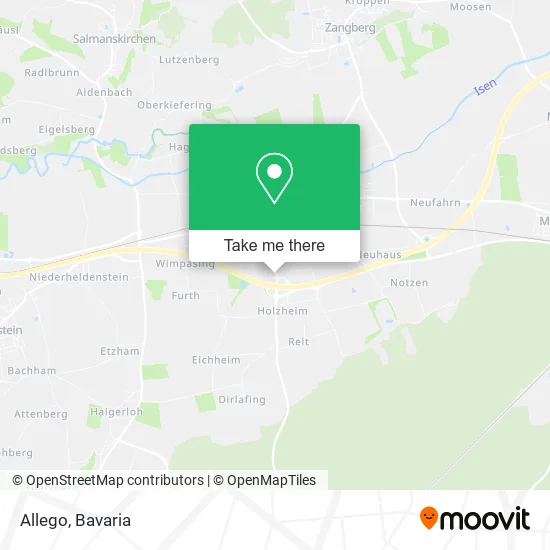 Карта Allego