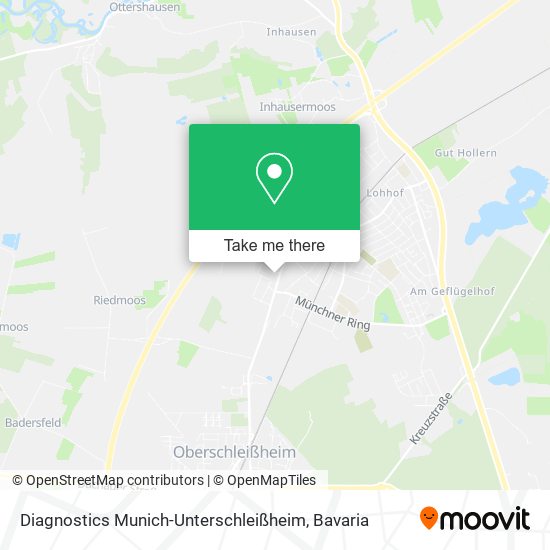 Diagnostics Munich-Unterschleißheim map