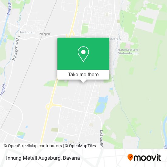 Innung Metall Augsburg map
