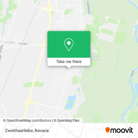 Карта Zweithaarliebe