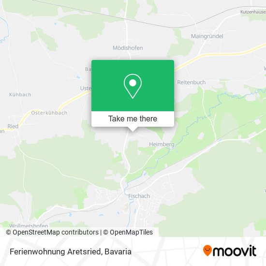 Ferienwohnung Aretsried map