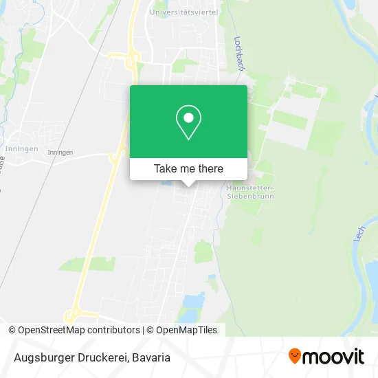 Карта Augsburger Druckerei