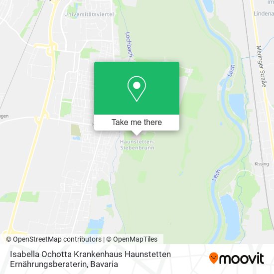 Isabella Ochotta Krankenhaus Haunstetten Ernährungsberaterin map