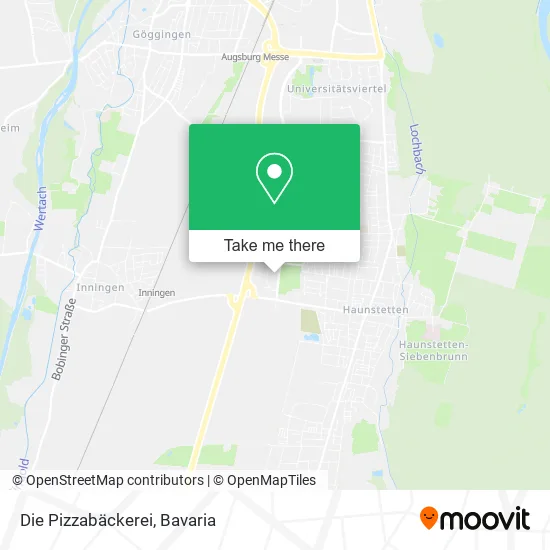 Карта Die Pizzabäckerei