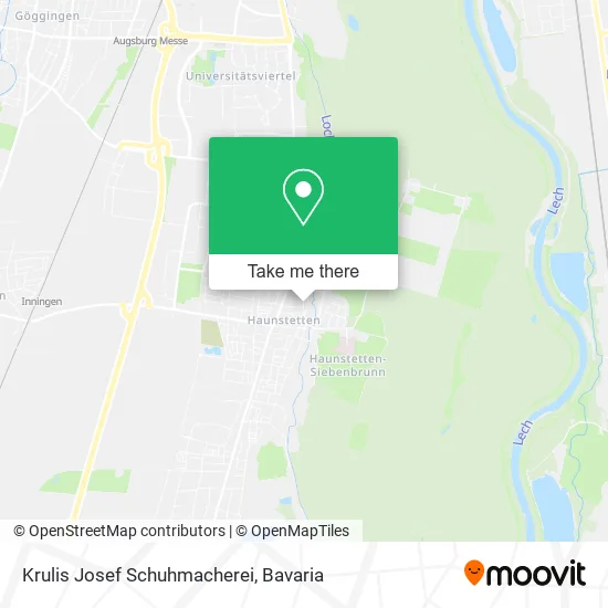 Карта Krulis Josef Schuhmacherei