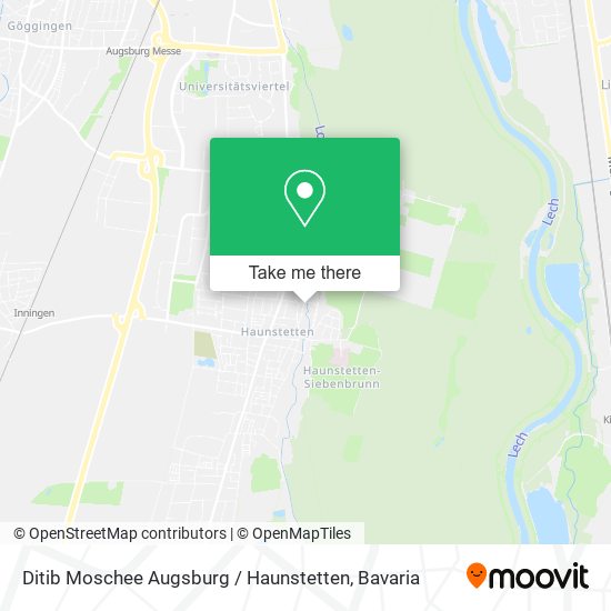 Ditib Moschee Augsburg / Haunstetten map