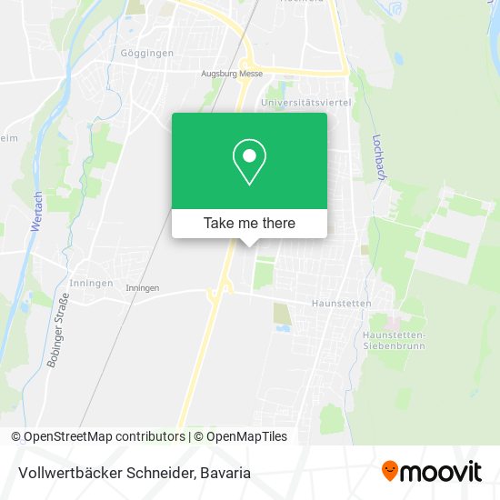 Vollwertbäcker Schneider map