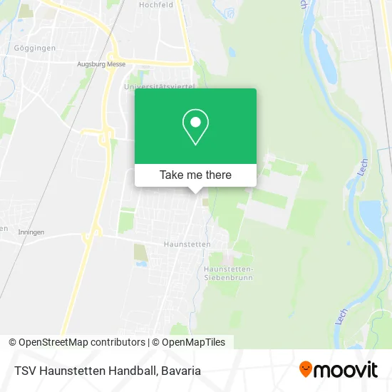 TSV Haunstetten Handball map