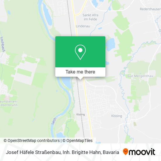 Josef Häfele Straßenbau, Inh. Brigitte Hahn map