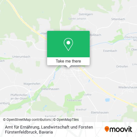 Amt für Ernährung, Landwirtschaft und Forsten Fürstenfeldbruck map