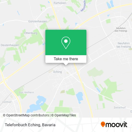 Telefonbuch Eching map