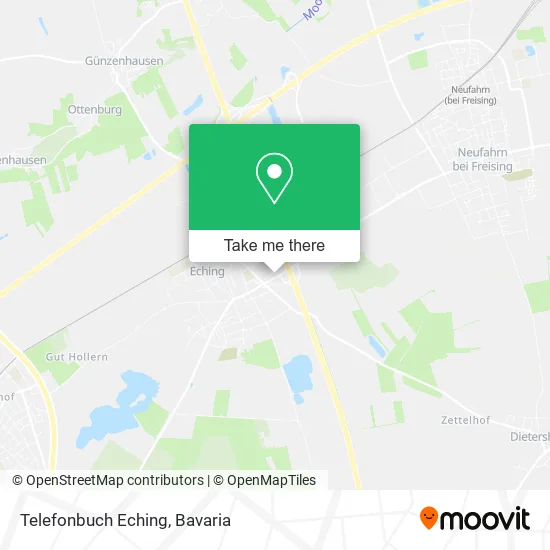 Карта Telefonbuch Eching