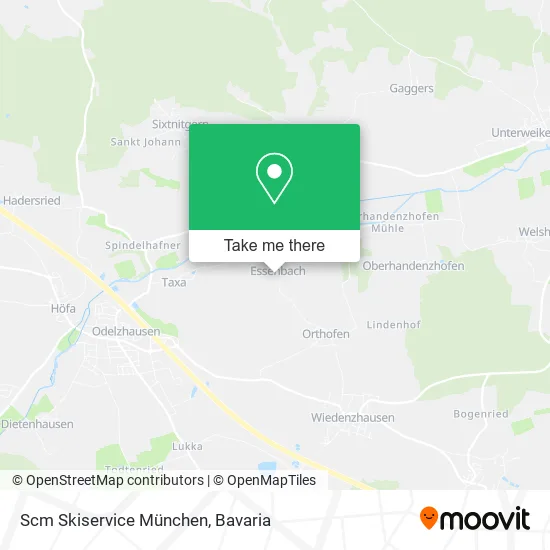 Карта Scm Skiservice München