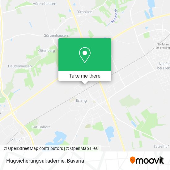 Flugsicherungsakademie map