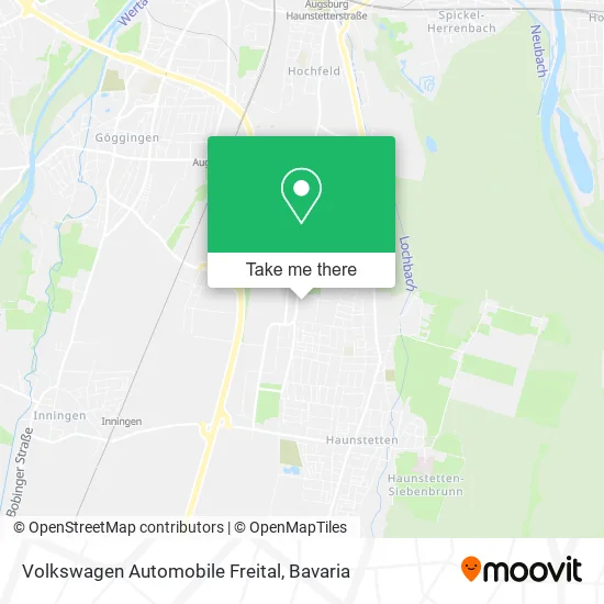 Карта Volkswagen Automobile Freital