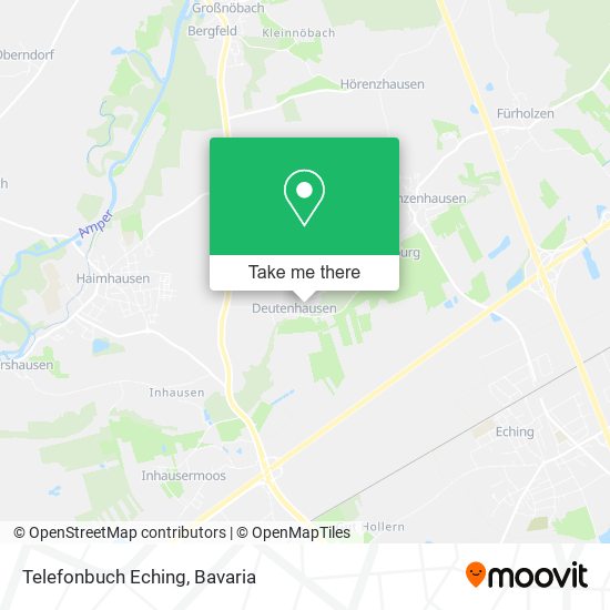 Telefonbuch Eching map