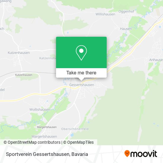 Карта Sportverein Gessertshausen