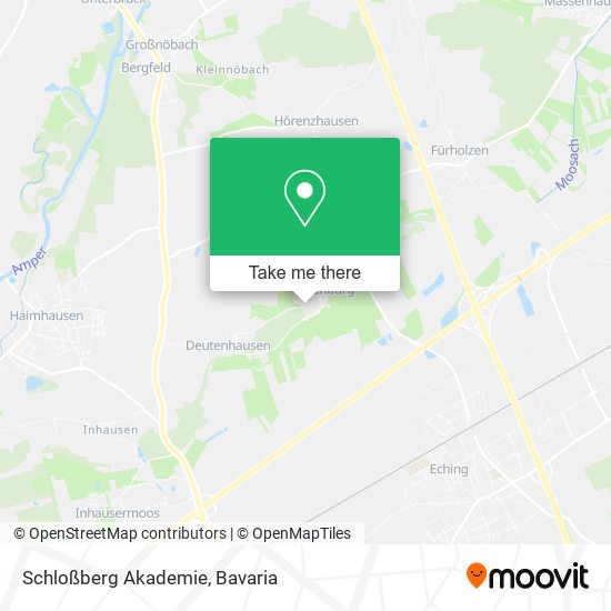 Schloßberg Akademie map