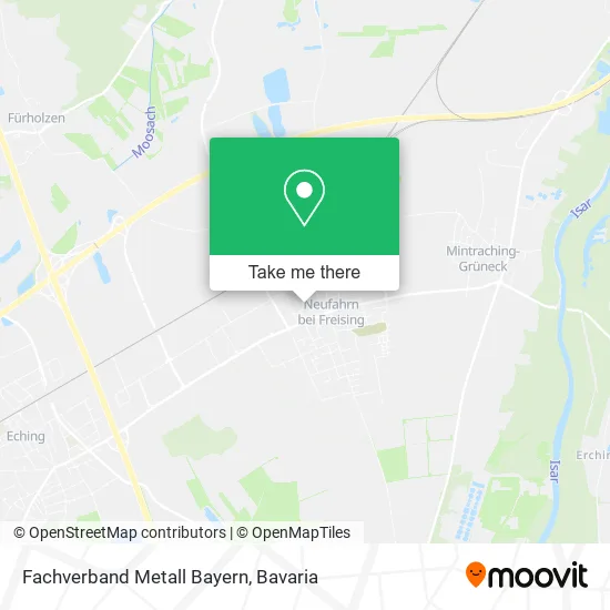 Карта Fachverband Metall Bayern