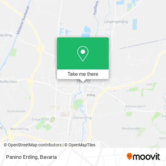 Карта Panino Erding