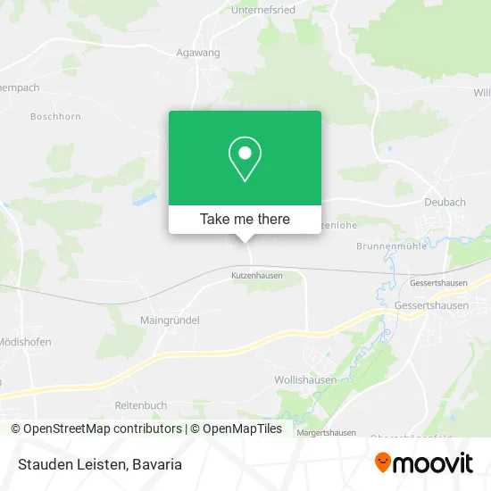 Карта Stauden Leisten