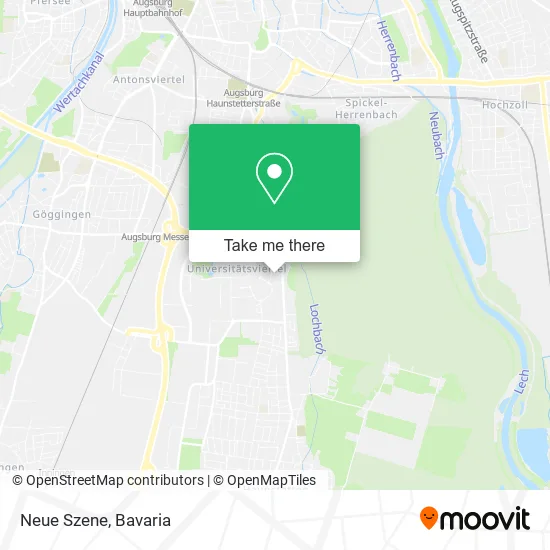 Карта Neue Szene