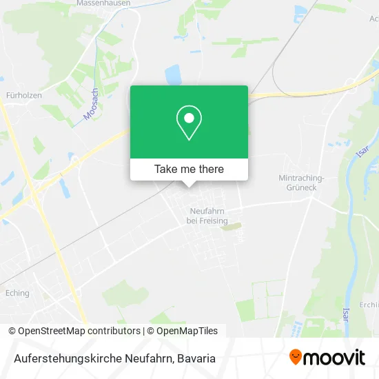 Карта Auferstehungskirche Neufahrn