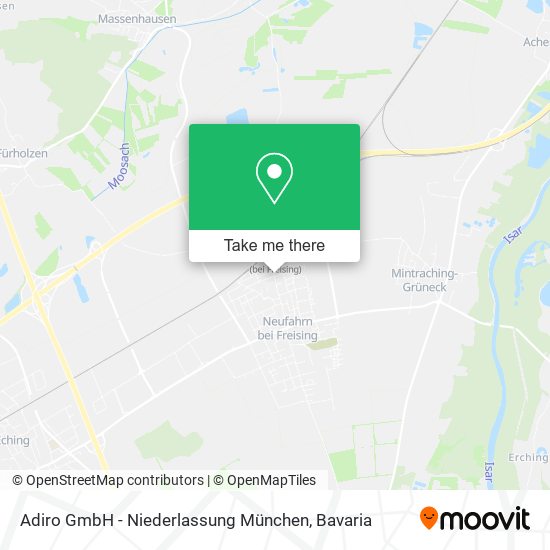 Карта Adiro GmbH - Niederlassung München