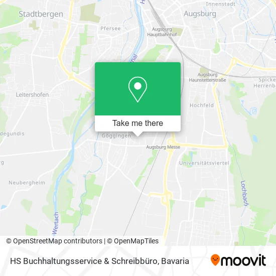 Карта HS Buchhaltungsservice & Schreibbüro