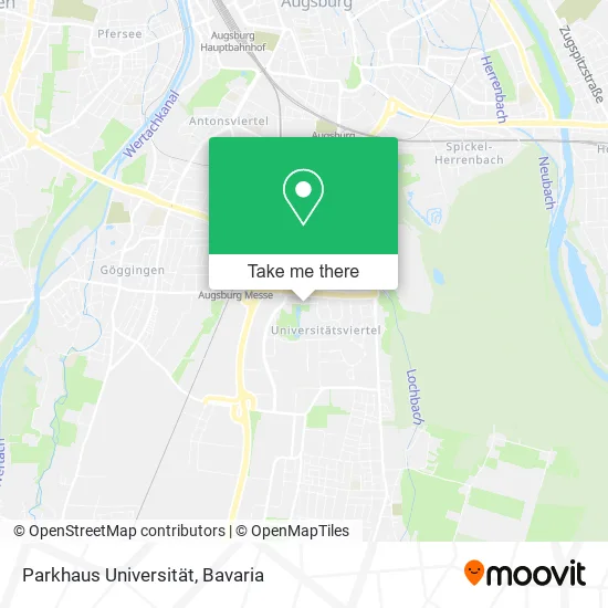 Карта Parkhaus Universität