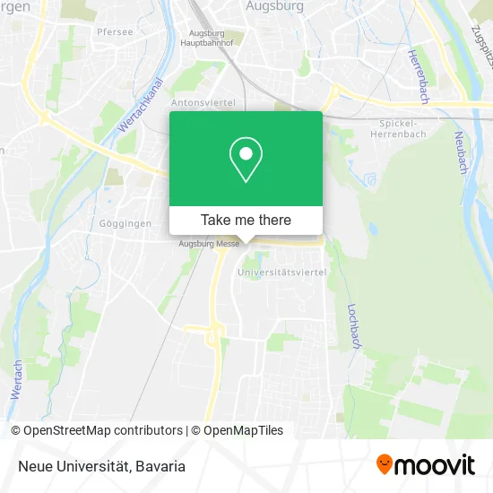 Карта Neue Universität