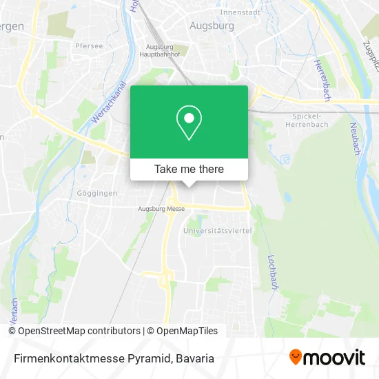 Firmenkontaktmesse Pyramid map